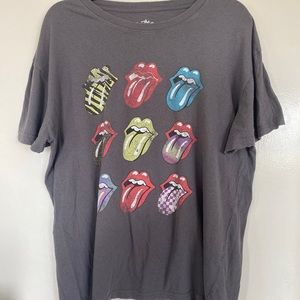 Rolling Stones band T shirt grey size XXL